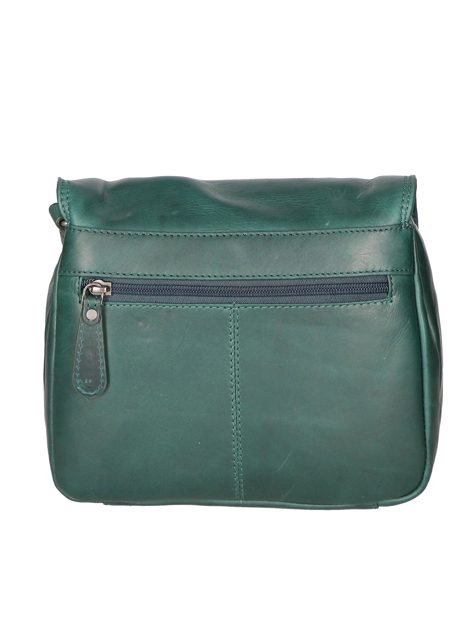 Borsa a tracolla da uomo 100% vera pelle HILB-3201-PETROLIO Hill Burry