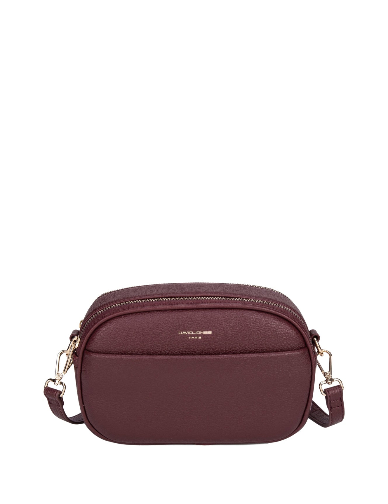 Borsa a Spalla in Polyurethane Bordeaux