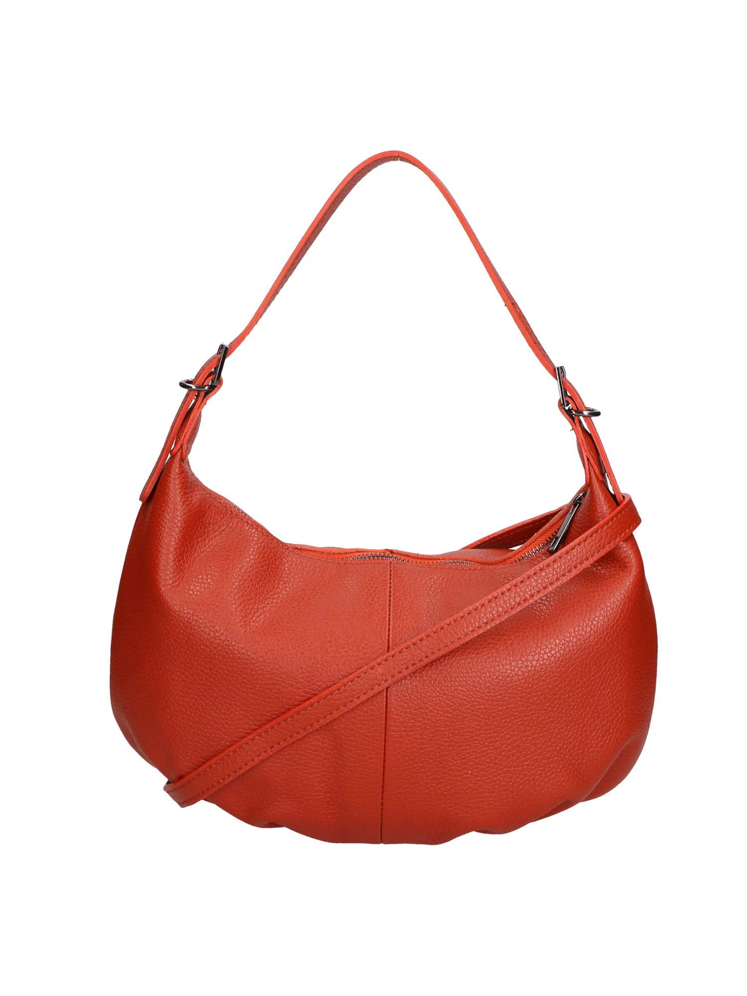 Licia Borsa a spalla da donna Vera pelle 06512-MATTONE Gave Lux