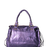 Novara Borsa a spalla da donna Vera pelle 06090 LM-L013 VIOLA Gave Lux
