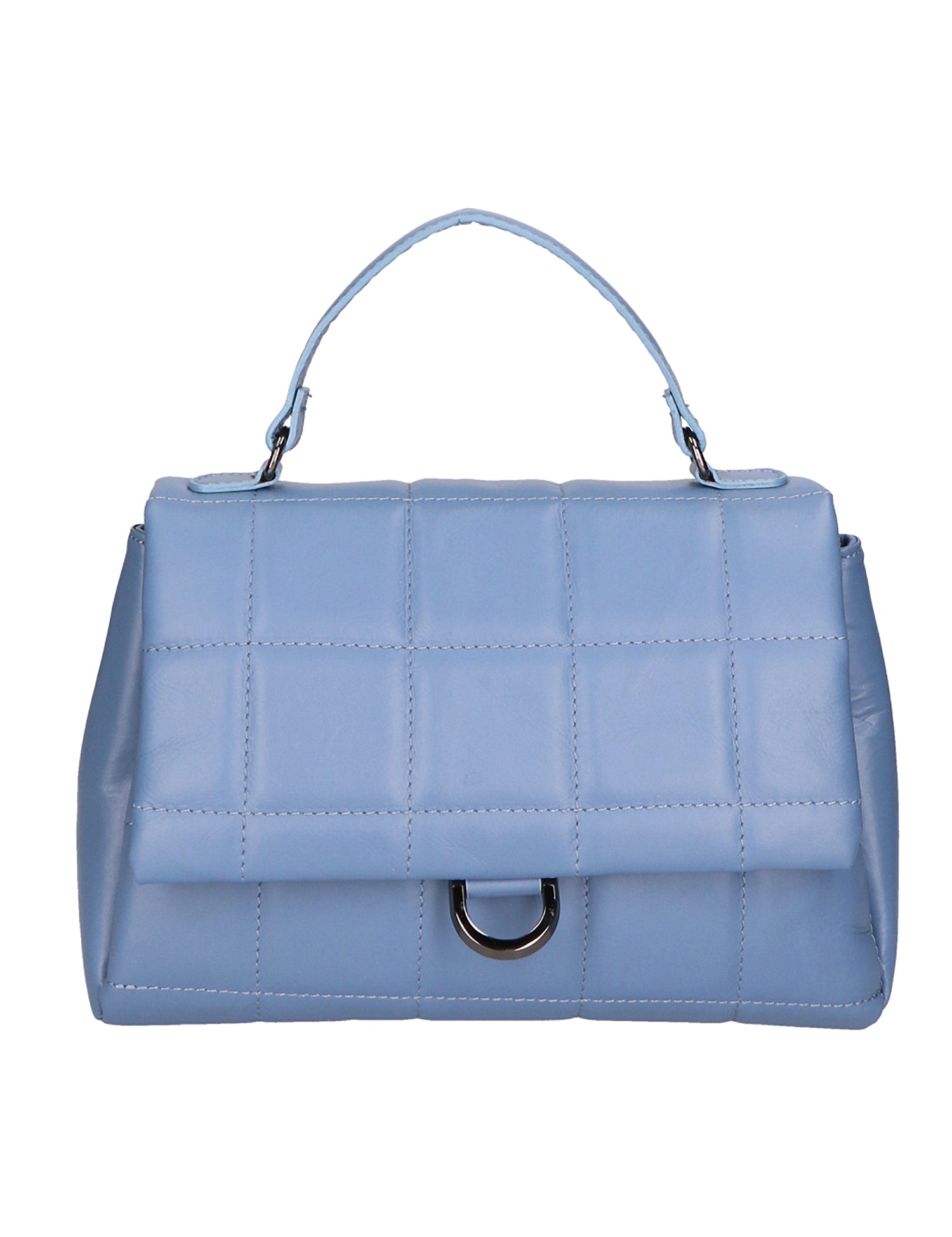 Viola Borsa a mano da donna Vera Pelle 06862-S41 CELESTE SCURO Gave Lux