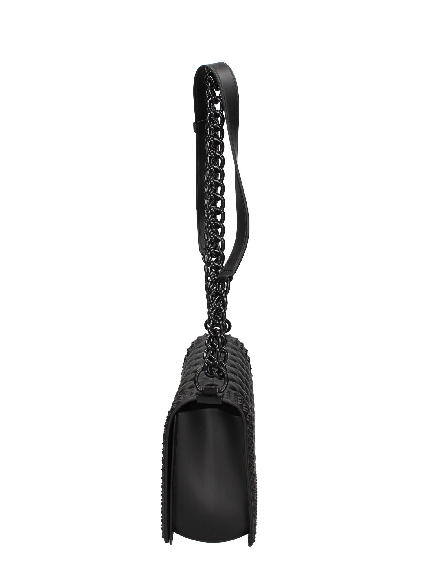 Borsa a mano donna 100% gomma FLAT PENKA M-BLACK-BLACK Marc Ellis