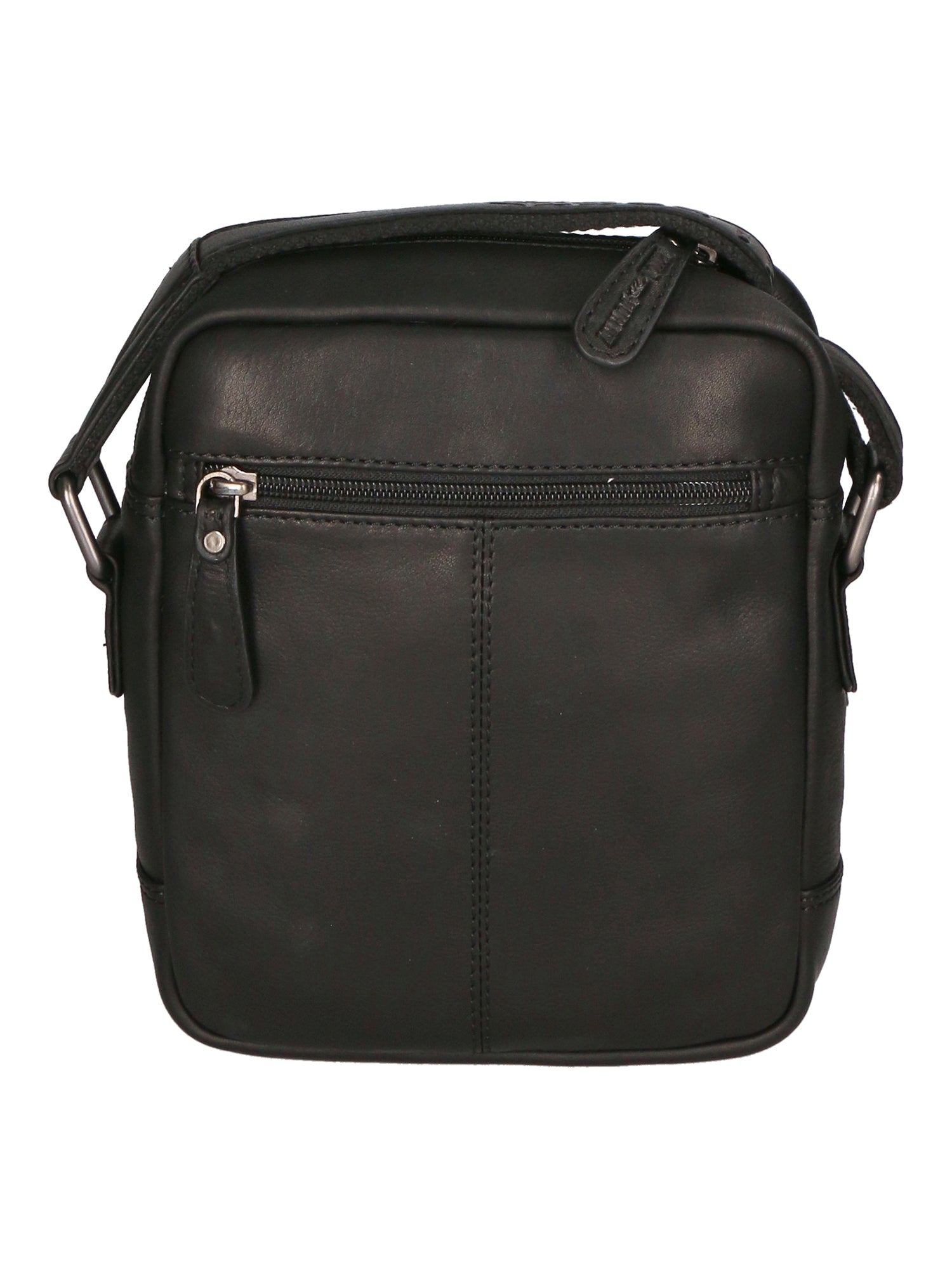 Borsa a tracolla da uomo 100% vera pelle HILB-HT06-BLACK NERO Hill Burry