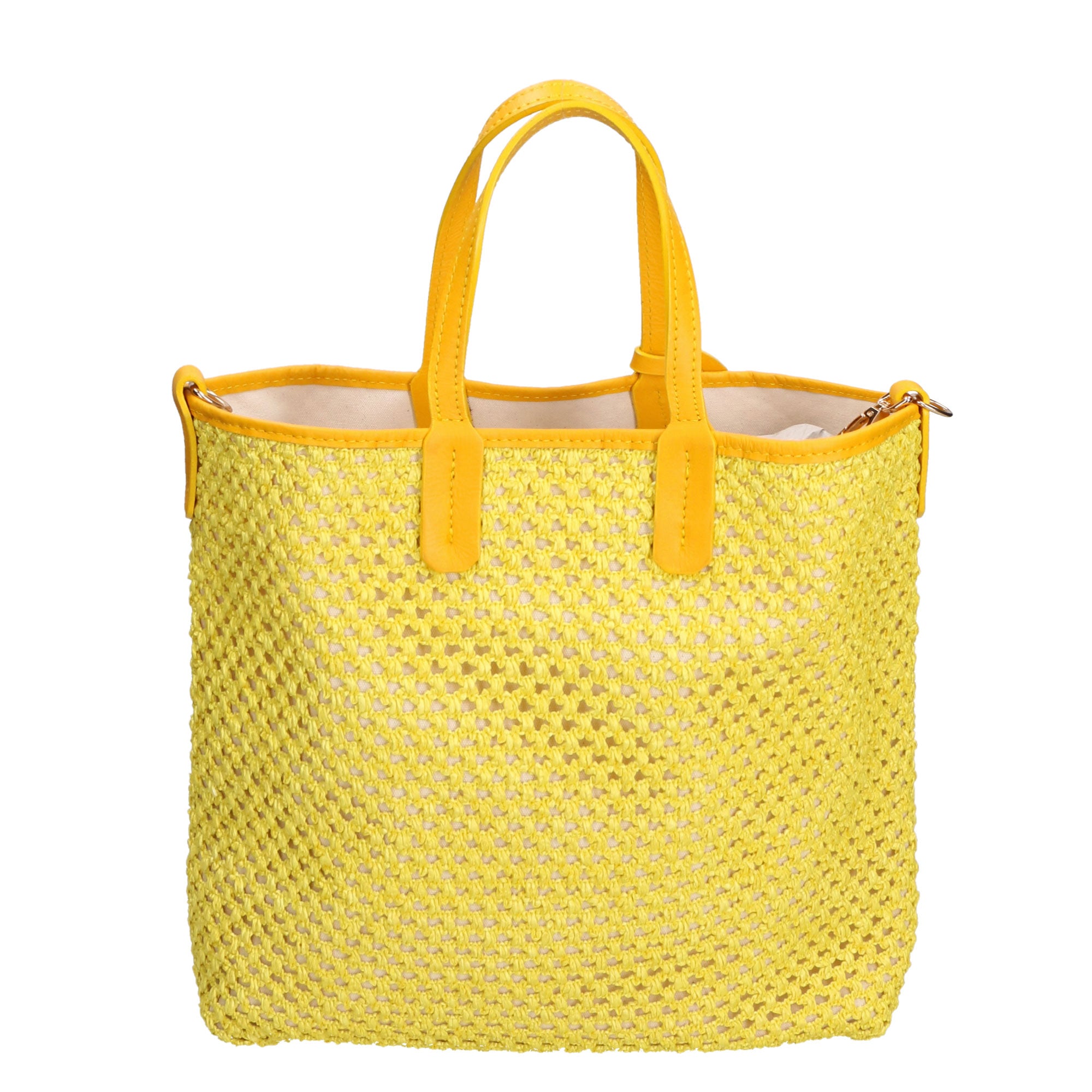 Borsa a mano da donna Paglia & Pelle MYB-7028-SS-GIALLO My Best Bag