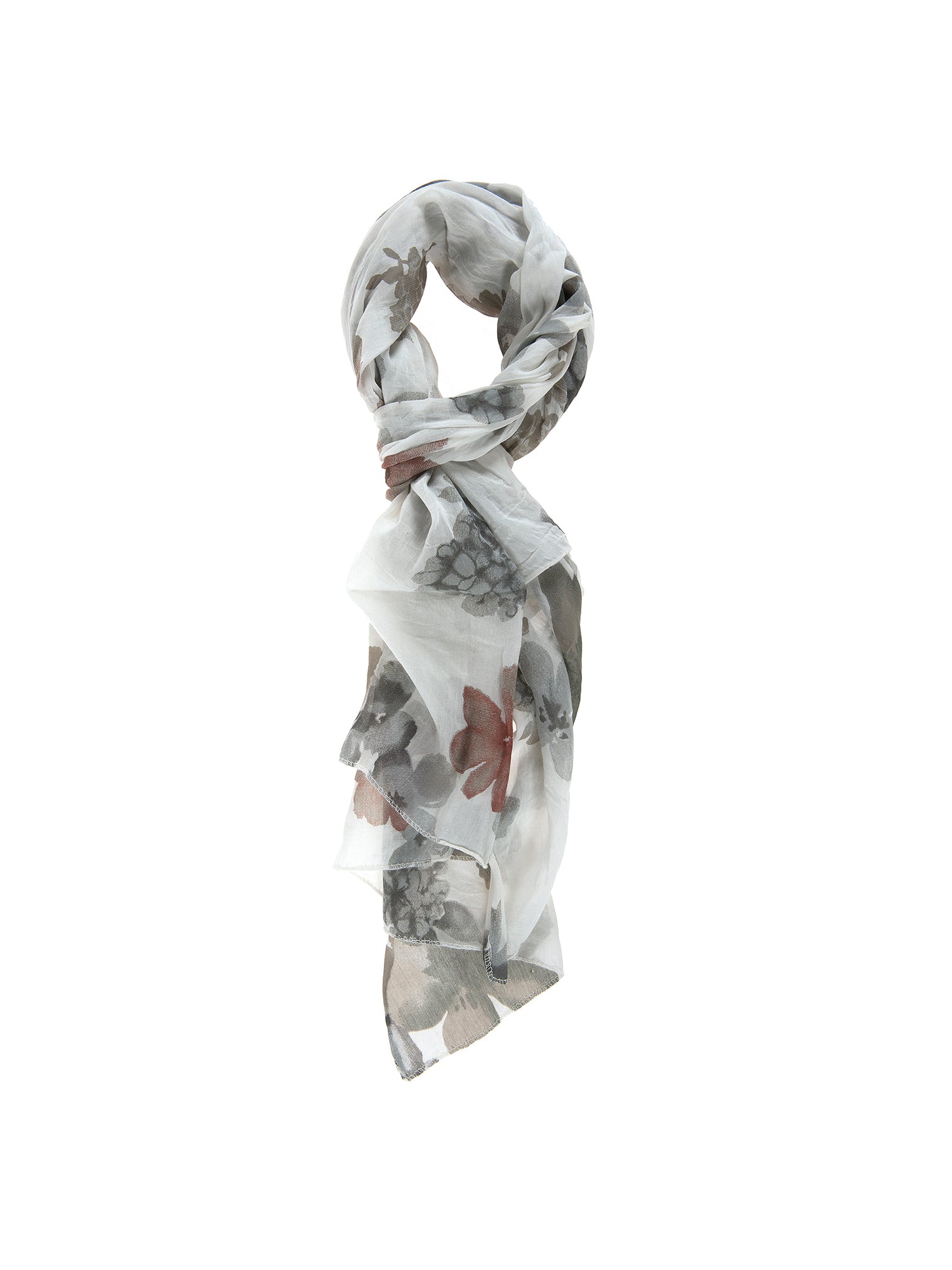 Tania L2028-BIANCO Foulard unisex Cotone e Seta Gave Lux