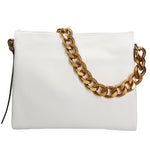 Ilda Borsa a spalla da donna Vera pelle 06110-BIANCO WHITE Gave Lux