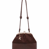 Borsa a Mano in Poliestere 100% Marrone