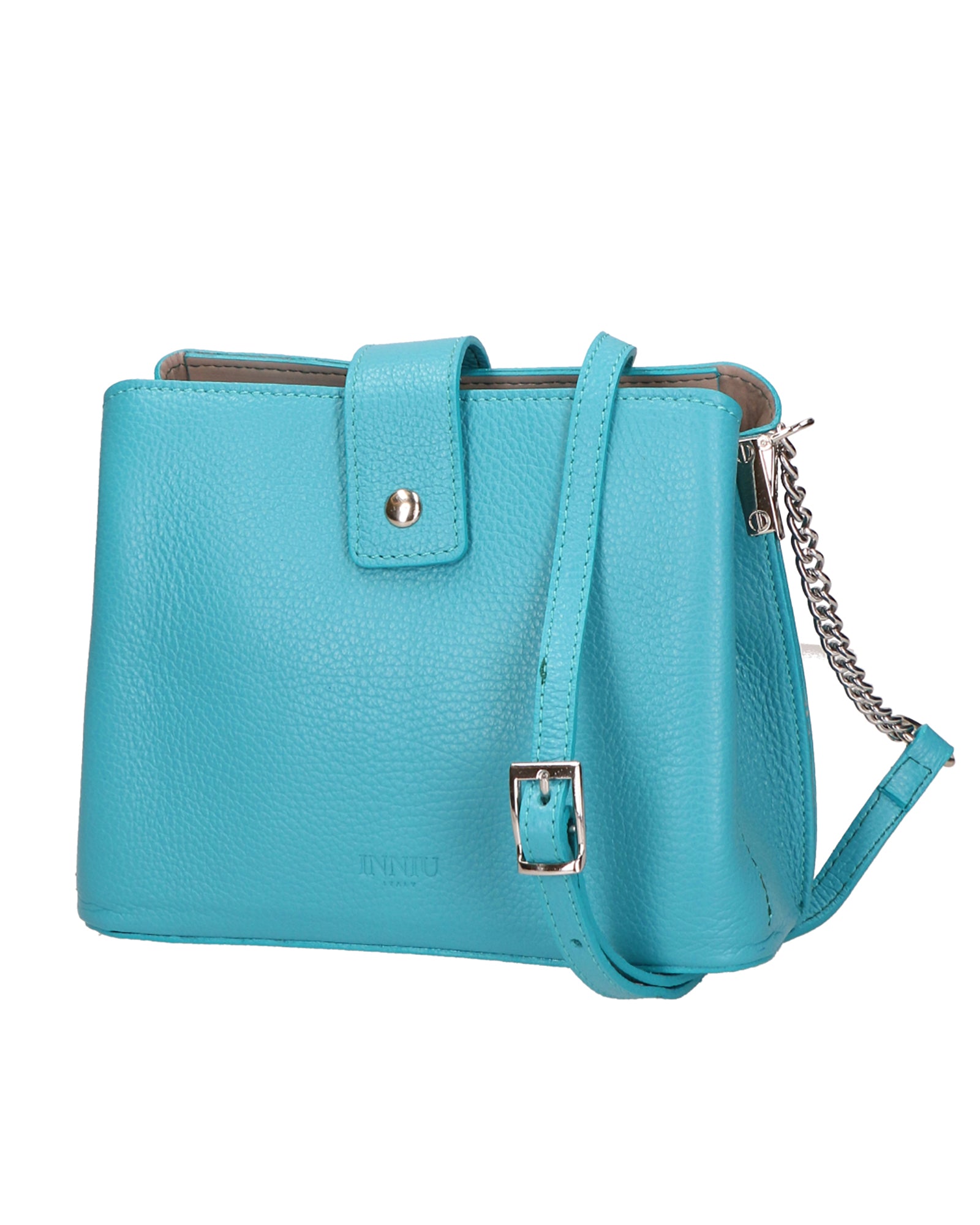 Eridana Borsa a tracolla da donna Vera pelle 1137-CIELO Gave Lux