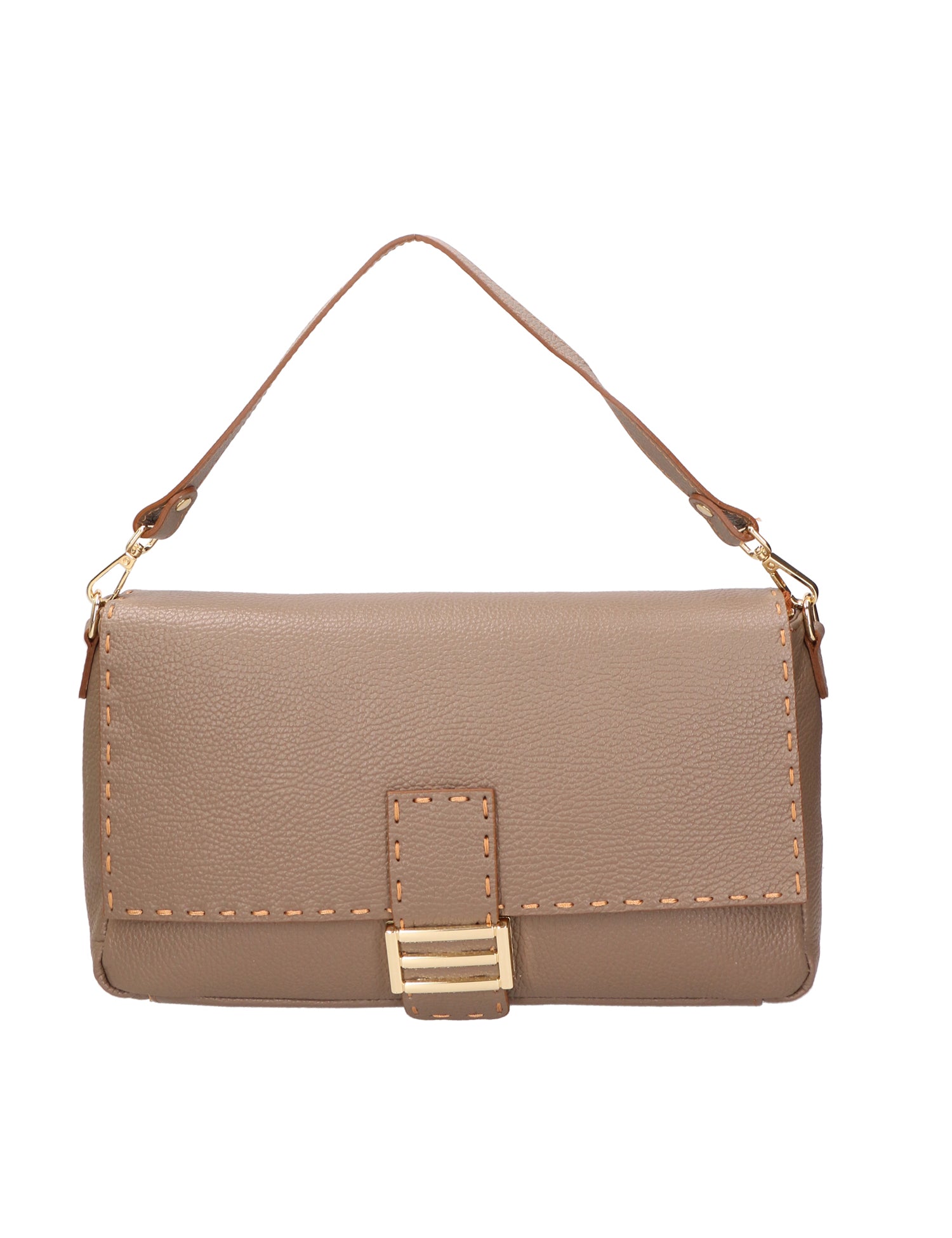 Walda Borsa a spalla da donna Vera pelle 06868-D40 TAUPE Gave Lux