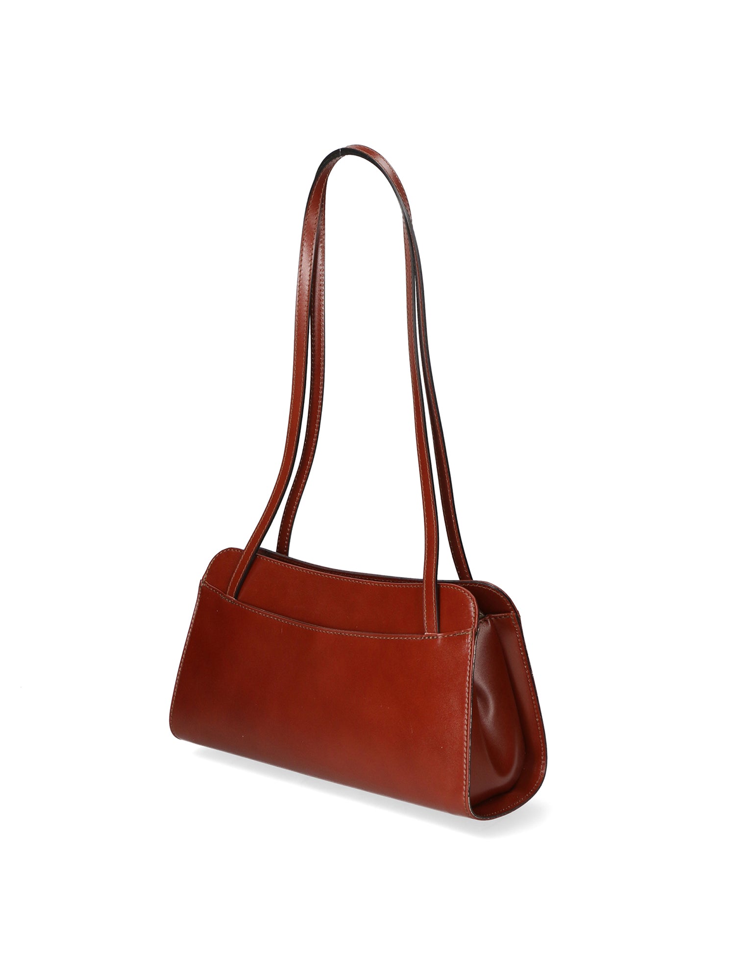 Edera Chic Borsa a spalla da donna Vera pelle 9120-MARRONE BROWN Gave Lux