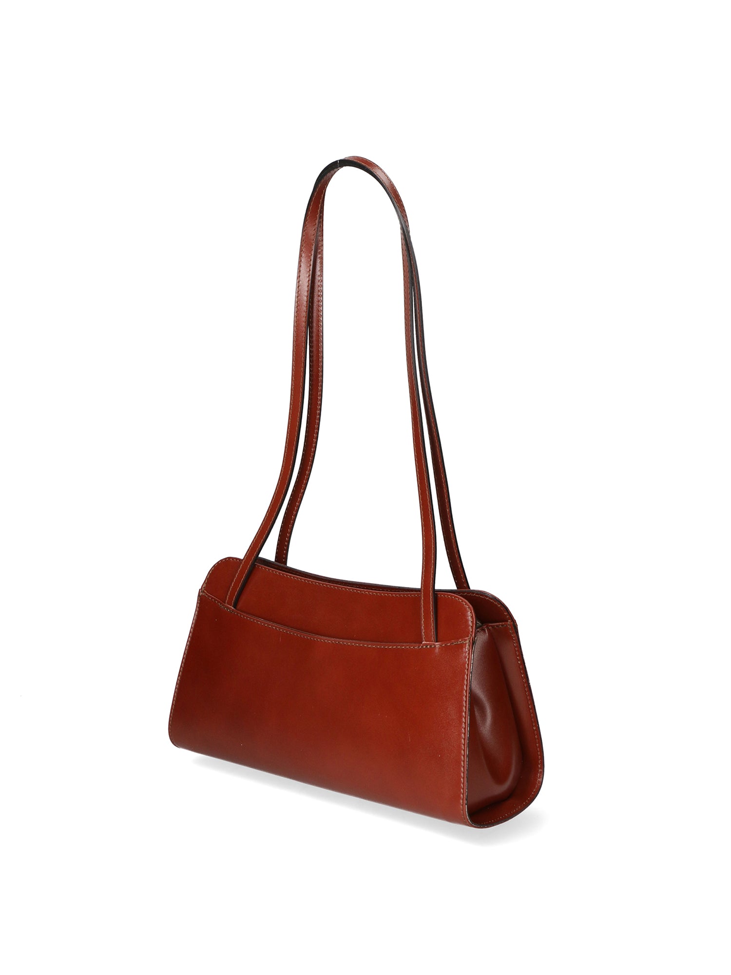 Edera Chic Borsa a spalla da donna Vera pelle 9120-MARRONE BROWN Gave Lux