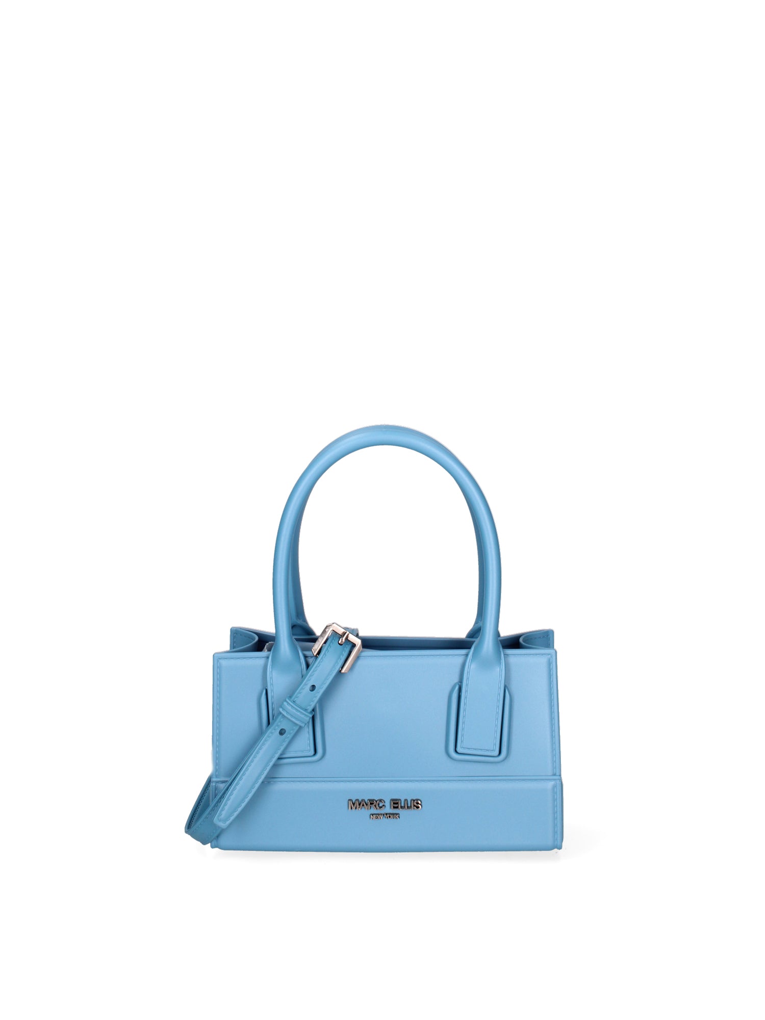 Borsa a mano da donna 100% Pvc FLAT-ENJOY-SUGAR BLUE - BRUSH CDF Marc Ellis