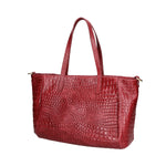 Lorella Borsa a spalla da donna Vera pelle croco 06499-037 BORDO Gave Lux