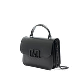 Borsa a mano da donna 100% Pvc FLAT EAR-BLACK Marc Ellis