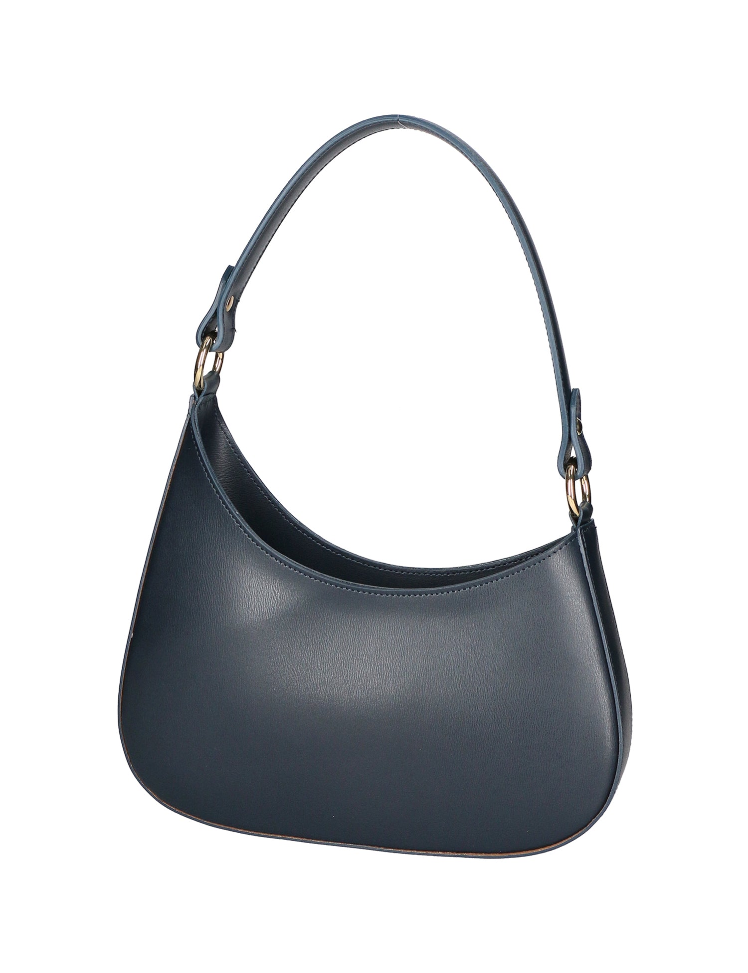 Borsa a spalla da donna Vera pelle MYB-05254-SS-BLU B26 My Best Bag