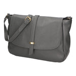 Veronica Borsa a spalla da donna Vera pelle 06519-D27 GRIGIO SCURO Gave Lux
