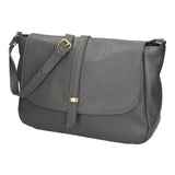 Veronica Borsa a spalla da donna Vera pelle 06519-D27 GRIGIO SCURO Gave Lux
