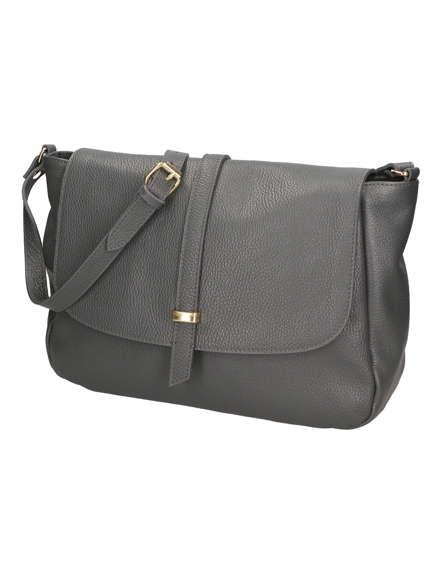 Veronica Borsa a spalla da donna Vera pelle 06519-D27 GRIGIO SCURO Gave Lux
