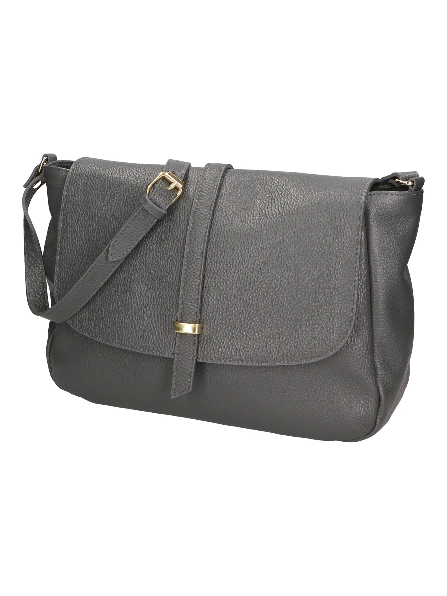 Veronica Borsa a spalla da donna Vera pelle 06519-D27 GRIGIO SCURO Gave Lux