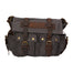 Melania Borsa a spalla unisex Canvas e vera pelle ZG3016-NERO BLACK Gave Lux