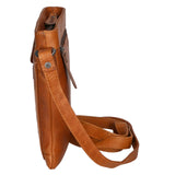 Borsa a tracolla da uomo Vera pelle RFID HILB-3098-CUOIO Hill Burry