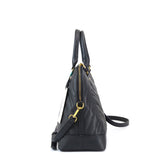 Borsa a mano da donna 100% pelle vegana PU GGB016BLK Gabriella G Firenze