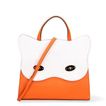 Arancia Borsa a mano da donna 100% pelle 8969-ARANCIO+BIANCO Gave Lux