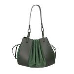 Edera Chic Borsa a mano da donna Vera Pelle 03695-L135 VERDE BOTTIGLIA Chiara Ferretti