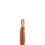 Borsa a mano unisex in vera pelle 100% cotone 4453-MIELE Alessia Firenze