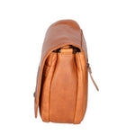 Borsa a tracolla da uomo 100% vera pelle HILB-3201-CUOIO Hill Burry