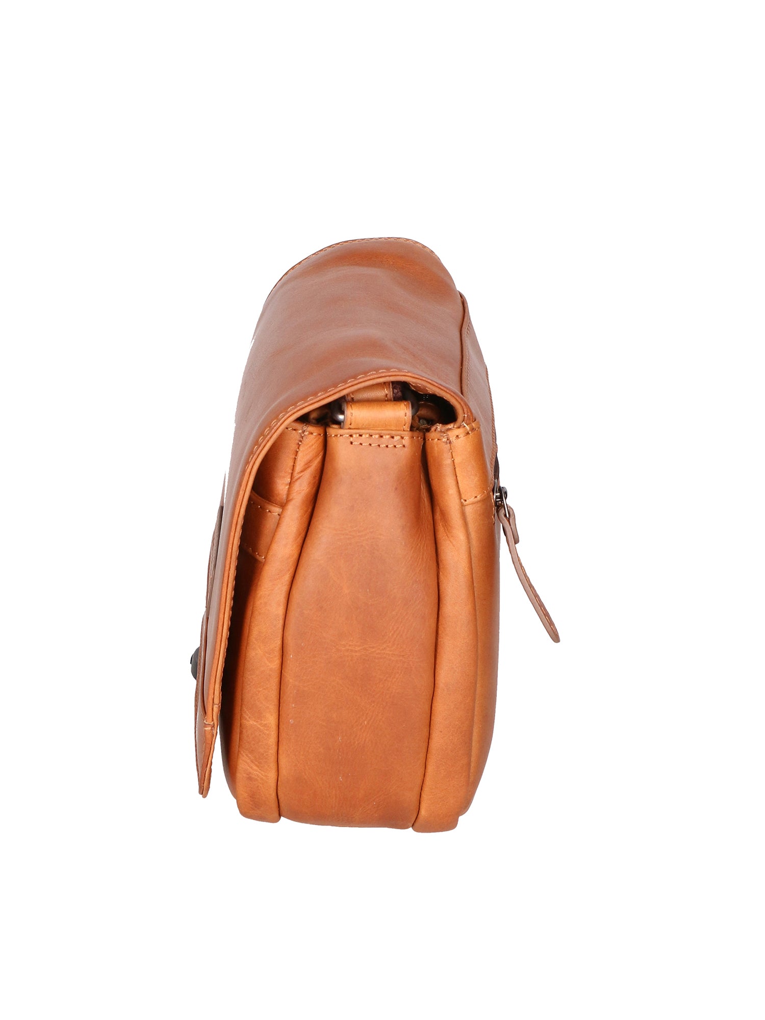 Borsa a tracolla da uomo 100% vera pelle HILB-3201-CUOIO Hill Burry