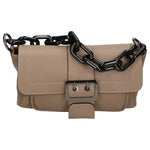 Aubrey Borsa a spalla da donna Vera pelle 05477-D40 TAUPE Gave Lux