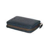 Portafoglio da uomo in vera pelle RFID HILB-1406-BLU Hill Burry