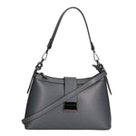 Aurelia Borsa a spalla da donna Vera pelle 05694-PL27 CENERE Gave Lux
