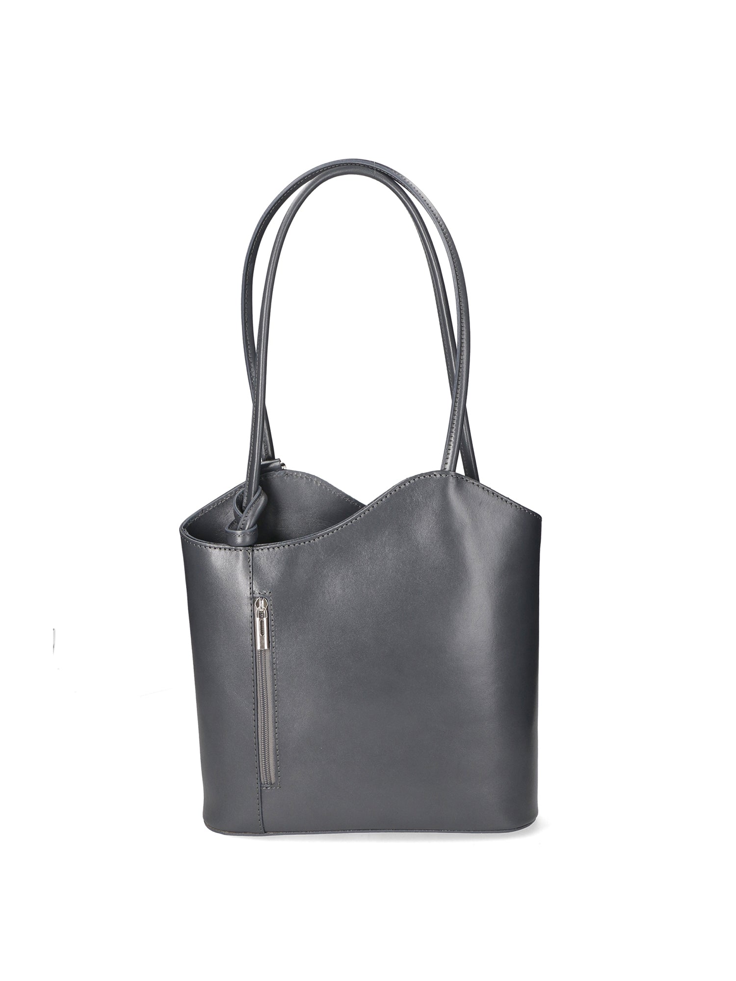 Fabiola Borsa a spalla da donna 100% pelle 9039-GRIGIO GREY Gave Lux