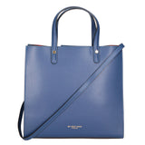 Borsa a mano da donna 100% pelle artigianale MYB-6016-FW-P 634 BLUJEANS My Best Bag