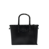 Borsa a mano da donna 100% Pvc FLAT GLAS M-BLACK Marc Ellis