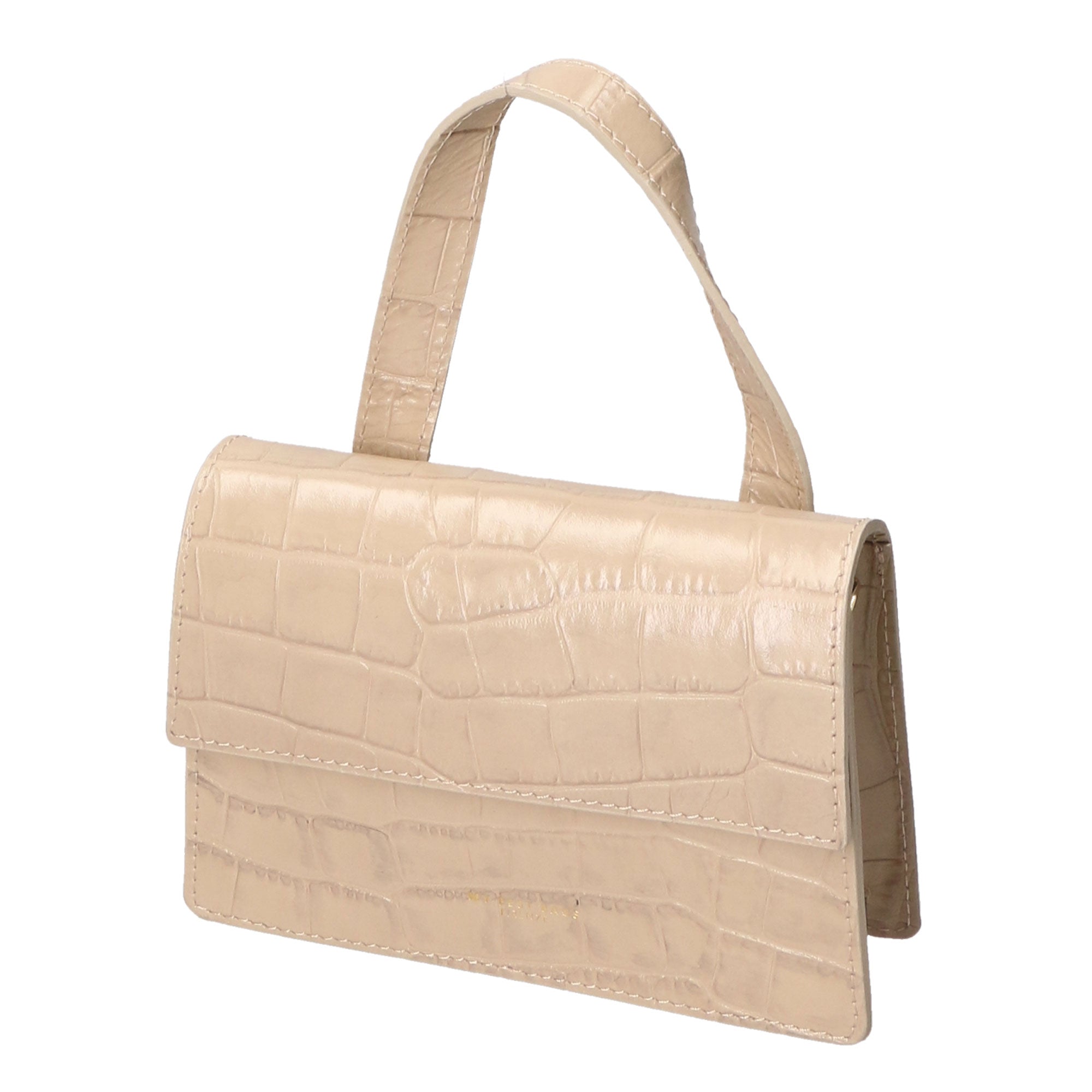 Borsa a mano da donna Pelle goffrata MYB-7036-SS-C37 BEIGE BEIGE My Best Bag