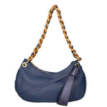 Ferrara Borsa a spalla da donna Vera pelle 05461-S24 BLU JEANS L033 BLU Gave Lux