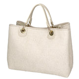 Borsa a mano da donna Paglia & Pelle MYB-05168-SS-148+D37 LATTE My Best Bag
