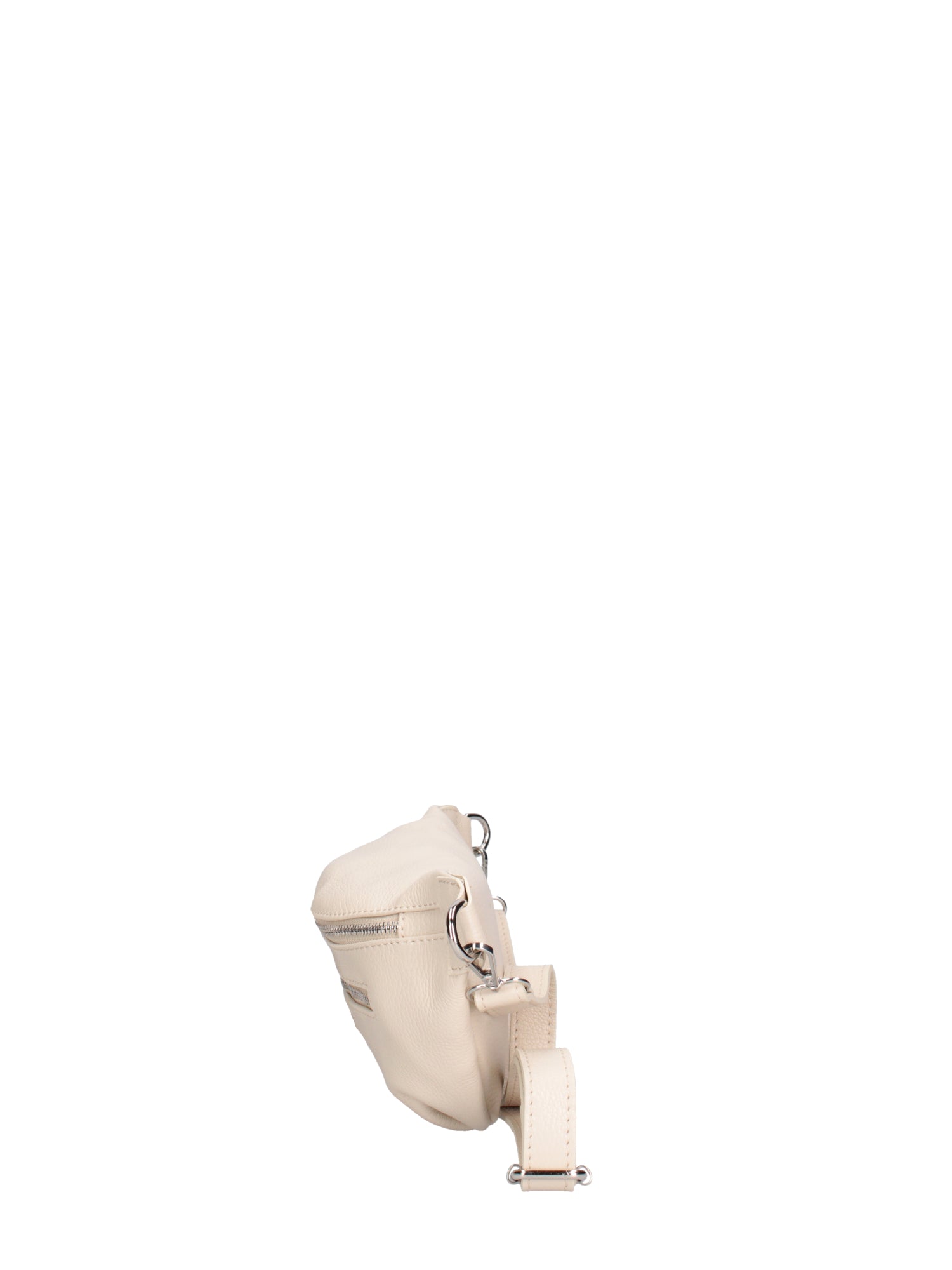 Marsupio da donna in vera pelle 100% pelle 07240-D37 LATTE Roberta Rossi