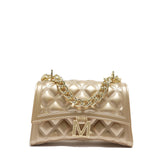 Borsa a mano da donna 100% Pvc FLAT RHOMBUS S-GOLD + LIGHT GOLD Marc Ellis