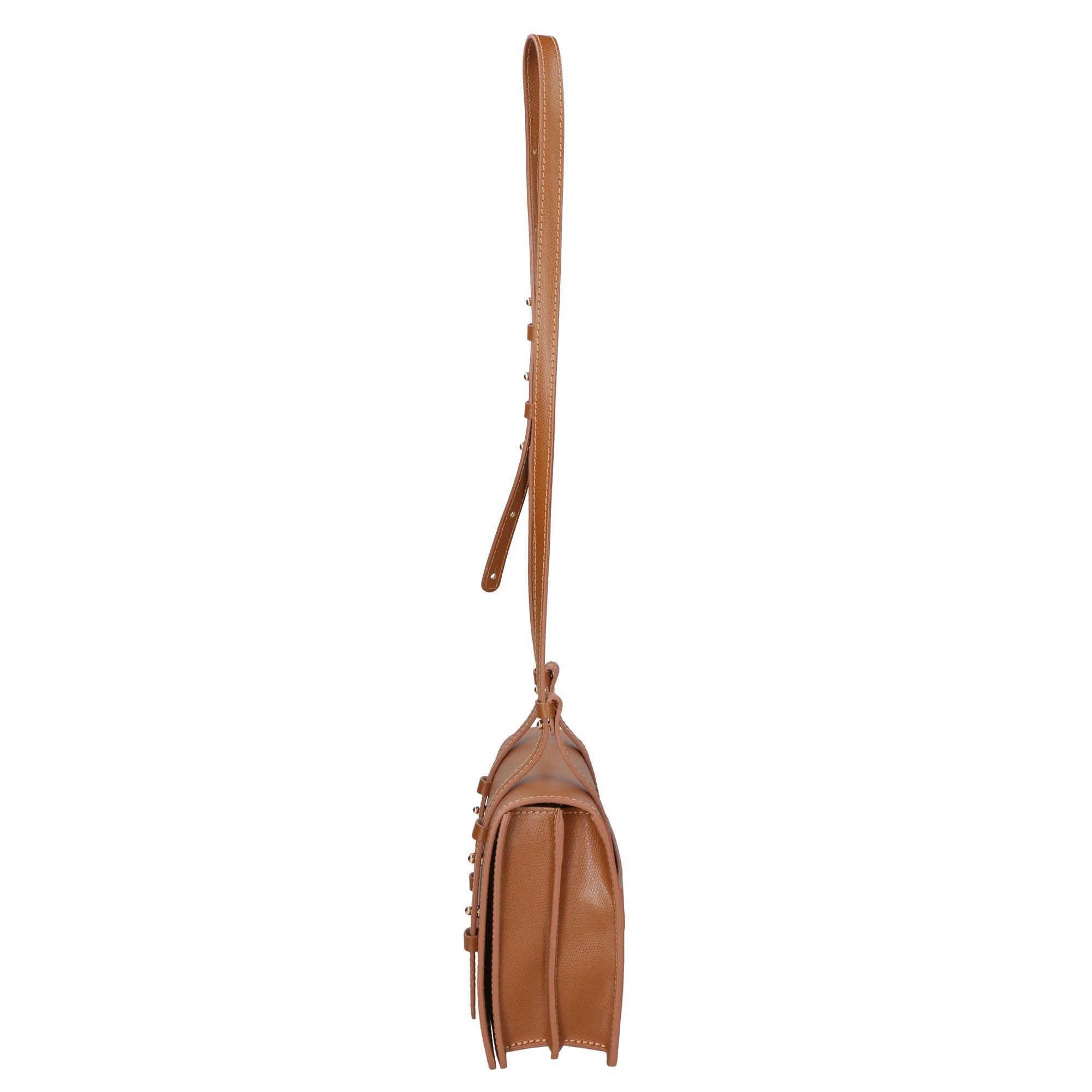 Borsa a tracolla da donna 100% pelle MYB-8003-FW-CUOIO My Best Bag