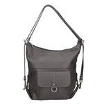 Kesha Borsa a spalla da donna Vera pelle 3301-GRIGIO SCURO Gave Lux