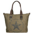 Sabrina Borsa a mano da donna 100% poliestere 8152-MILITARE Gave Lux