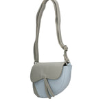 Sylvana Borsa a tracolla da donna Vera pelle 193034-GRIGIO+CIELO Gave Lux