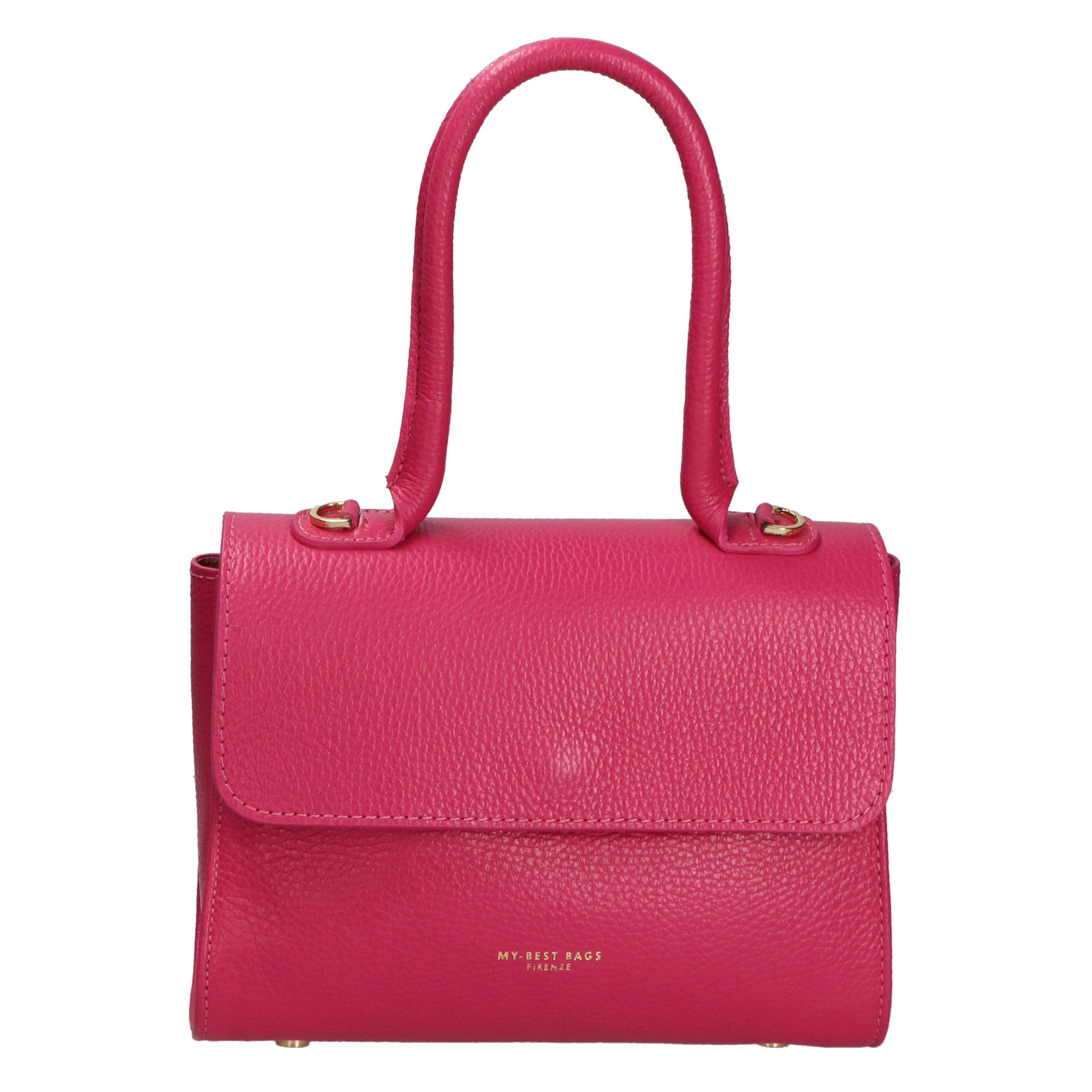 Borsa a mano da donna 100% pelle artigianale MYB-8031-FW-D02 FUXIA My Best Bag