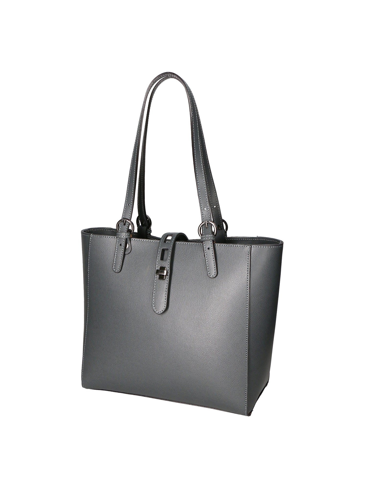 Anna Borsa a spalla da donna 100% pelle 05415-PL27 CENERE Gave Lux