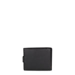 Portafoglio uomo in vera pelle Casual K50117P032-NERO+ROSSO Sergio Tacchini