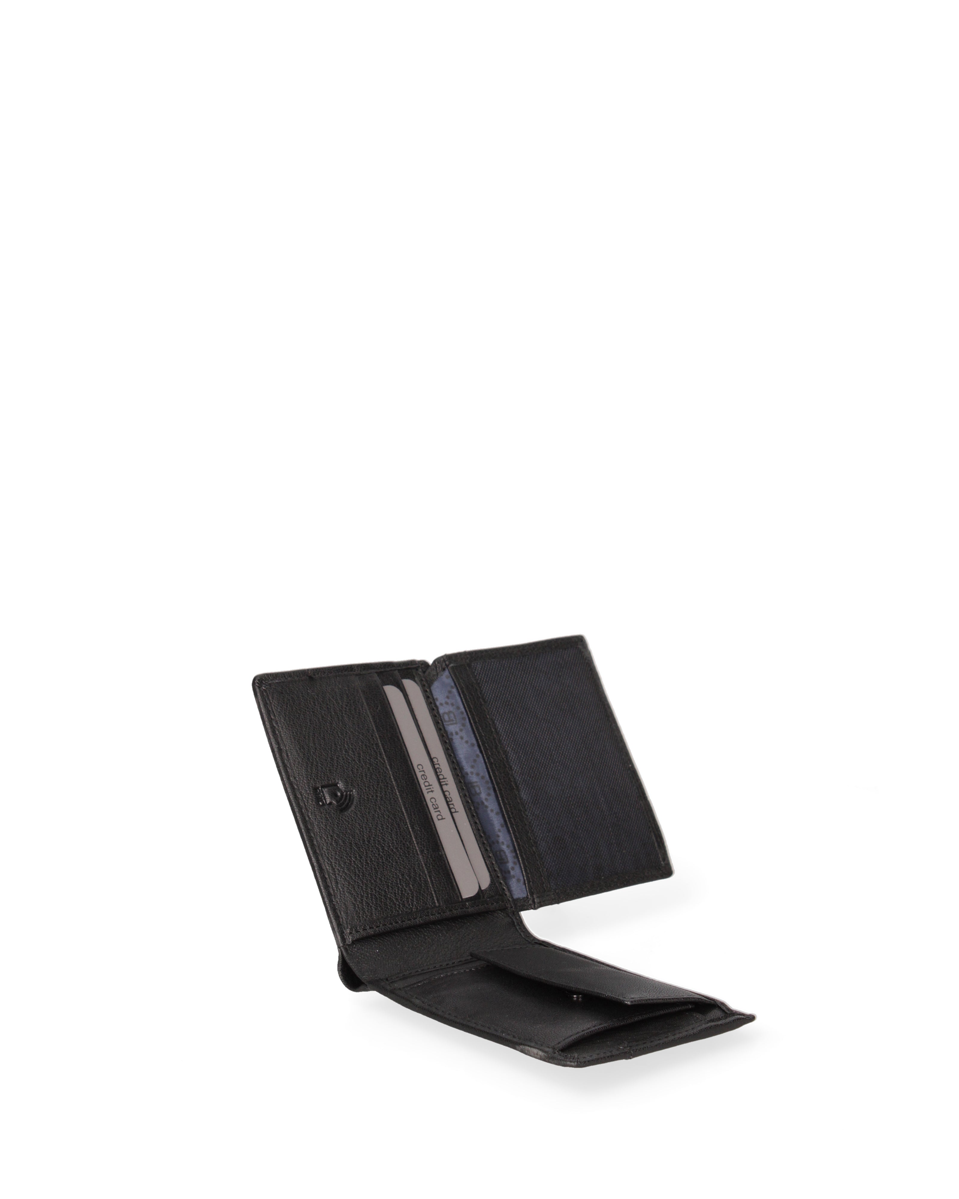 Portafoglio uomo in vera pelle Casual LB7611-44-NERO Laura Biagiotti